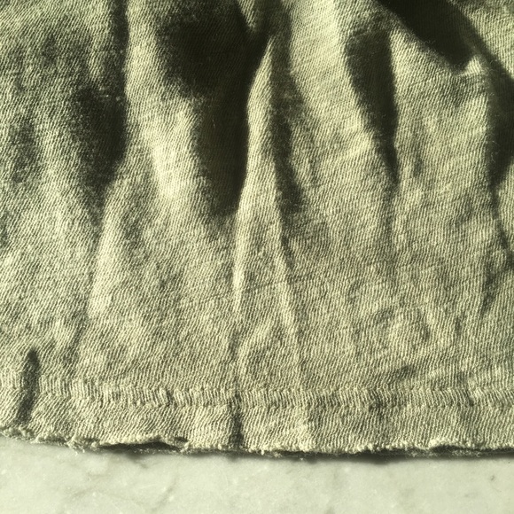 Free People Down Under Henley Top in Washed Army - Picture 6 of 7